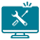 Remote technical resolution icon representing remote troubleshooting and IT support